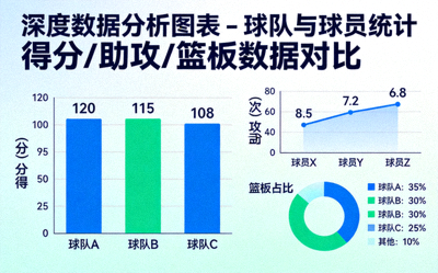 深度数据分析图表 - 球队与球员统计